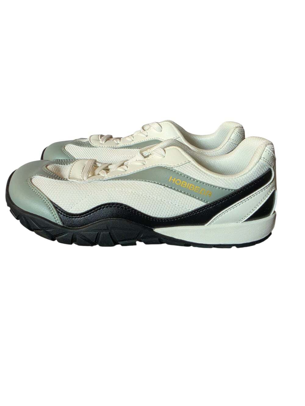 Hobibear Sport Wide Toe Women's Gray White Barefoot Sneakers EU 42 US 9